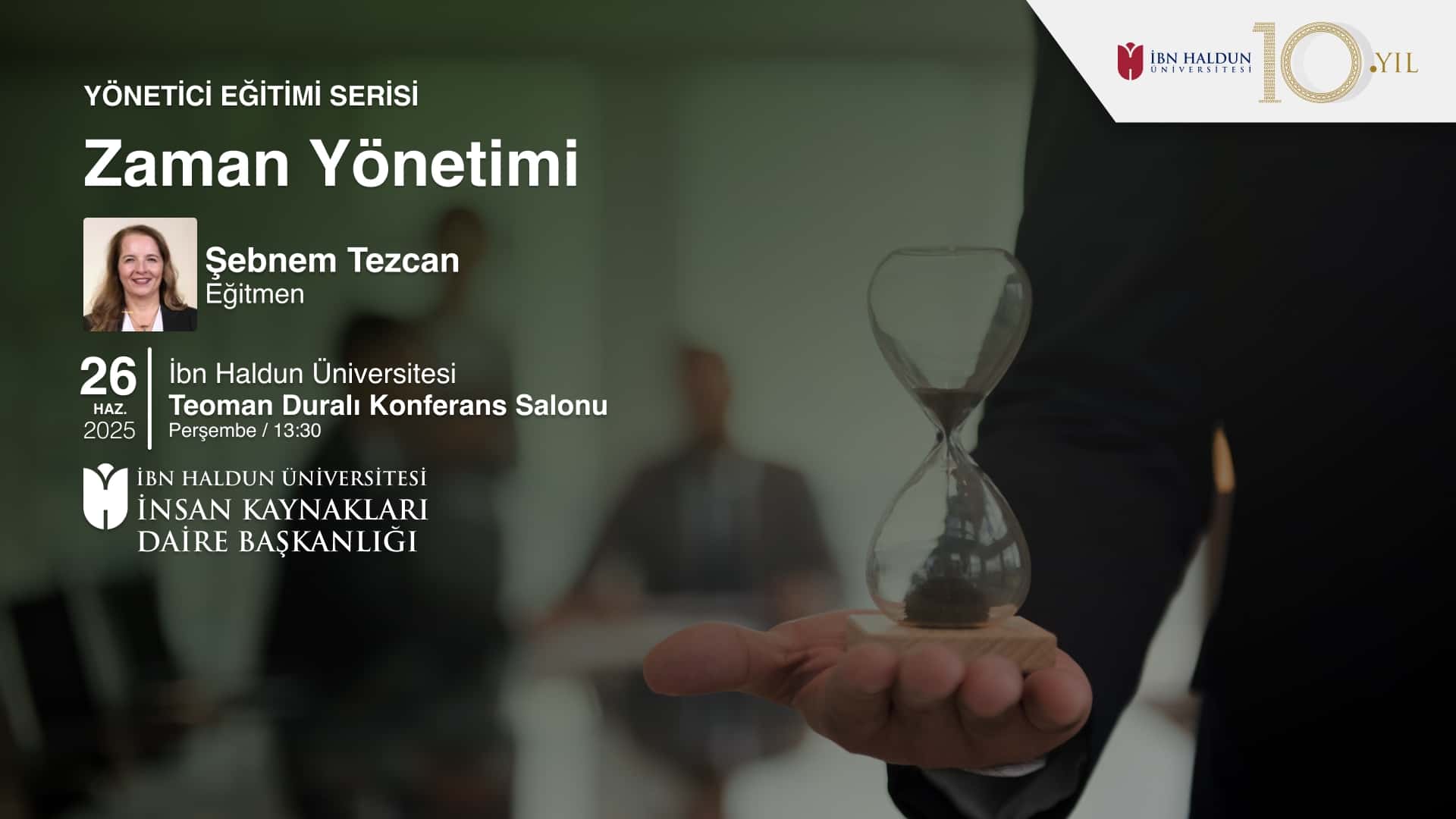Yönetici Eğitimi Serisi - Zaman Yönetimi