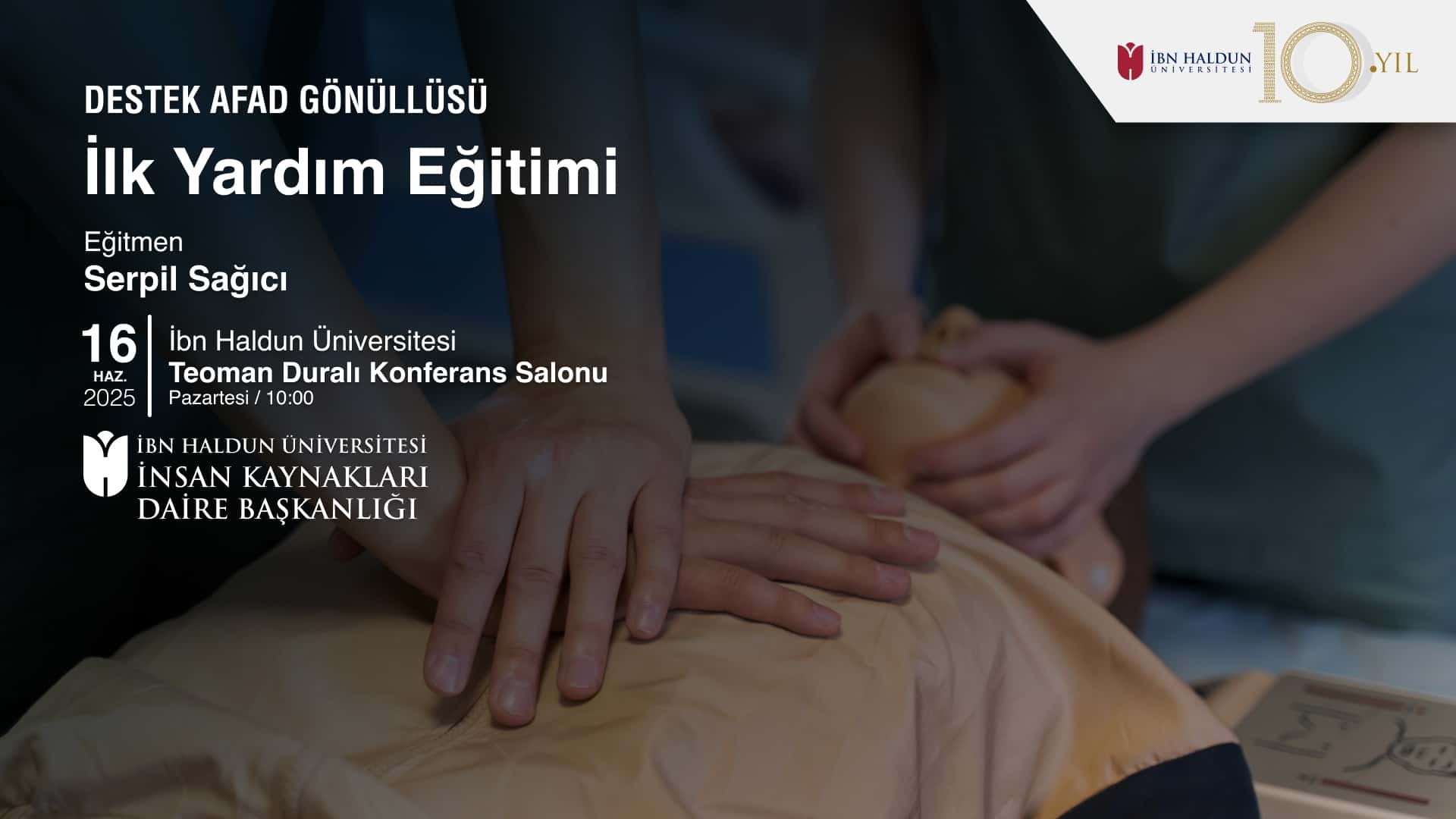 Destek AFAD Gönüllüsü - İlk Yardım Eğitimi