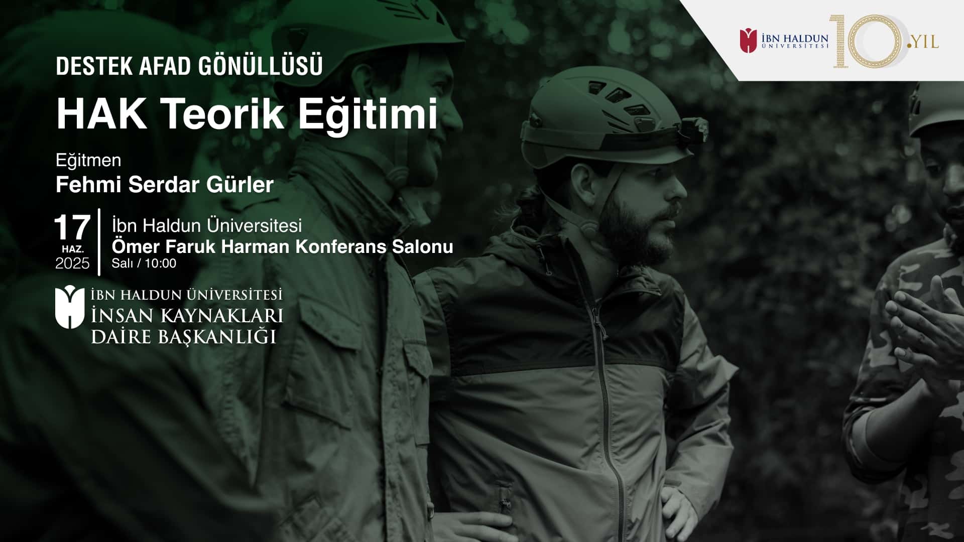 Destek AFAD Gönüllüsü - HAK Teorik Eğitimi