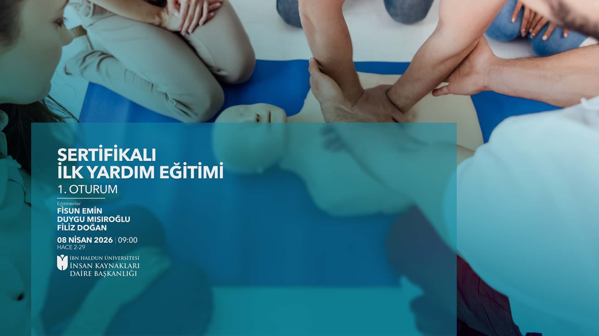 Sertifikalı İlk Yardım Eğitimi - Nisan 2026