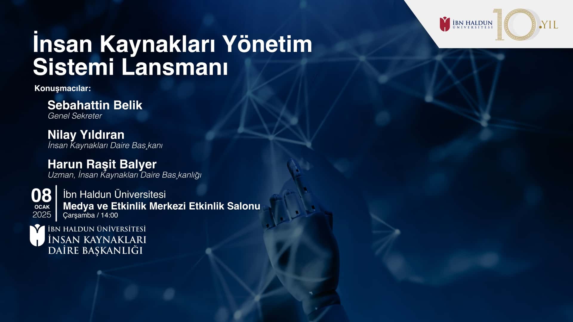 İnsan Kaynakları Yönetim Sistemi Lansmanı
