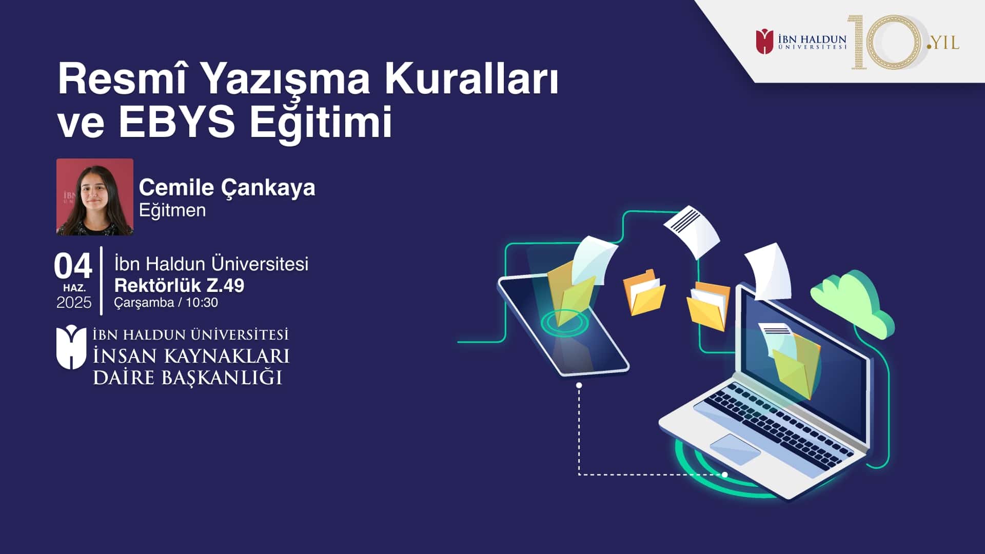 Resmi Yazışma Kuralları ve EBYS Eğitimi