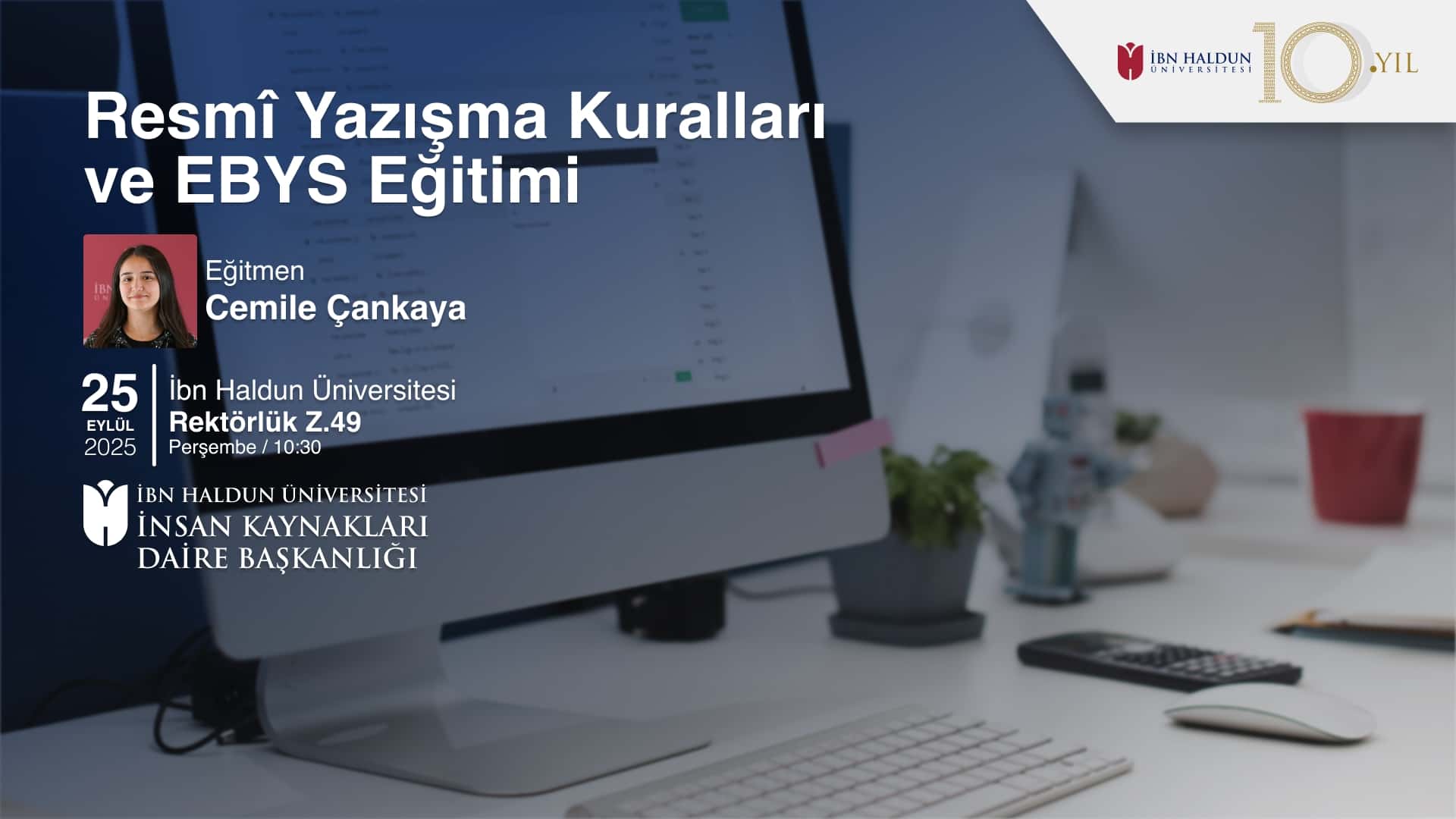 Resmî Yazışma Kuralları ve EBYS Eğitimi